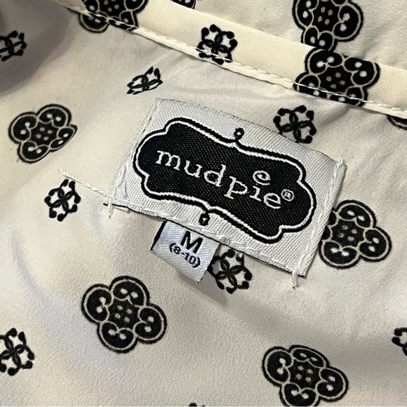 Mud Pie Ruffle Neck Tunic Size Medium - Picture 5 of 7